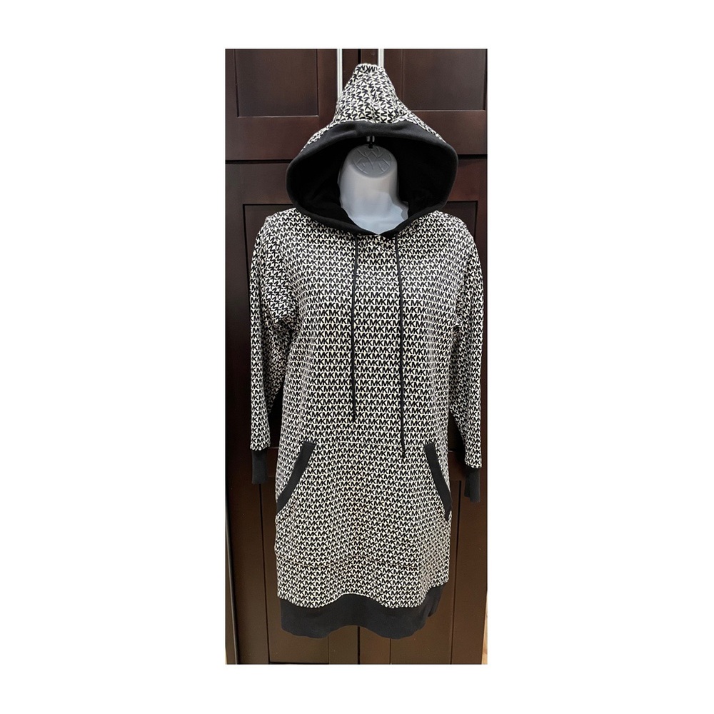 Michael Kors Logo Hoodie Dress